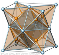 Fluorite crystal structure type